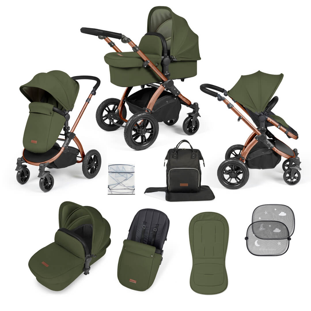 Ickle Bubba Stomp Luxe 2-in-1 Pushchair & Carrycot