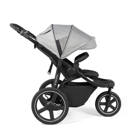 Side view of Ickle Bubba Venus Max Jogger Stroller in Space Grey colour