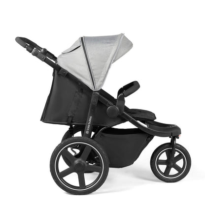 Ickle Bubba Venus Max Jogger Stroller in Space Grey colour in reclined position