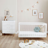 Babymore Kimi XL Acrylic 2-Piece Room Set in an animal-themed nursery