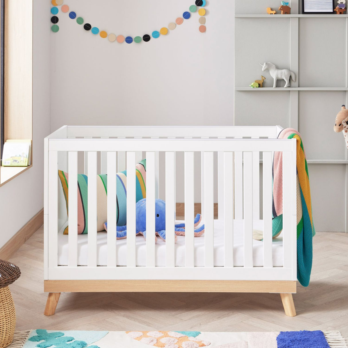 Babymore Mona Mini 2-in-1 Cot Bed