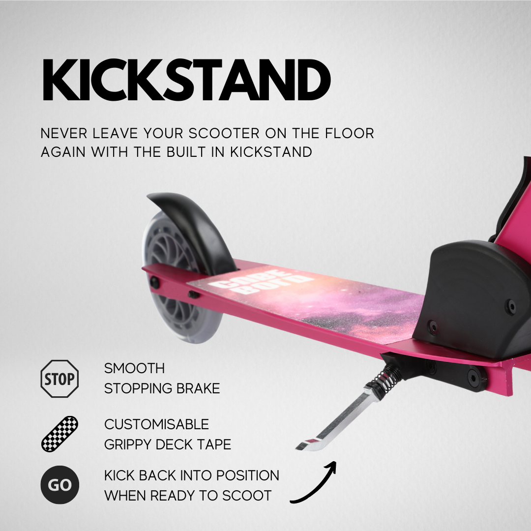 Deluxe 2 Wheel Scooter - Fuchsia