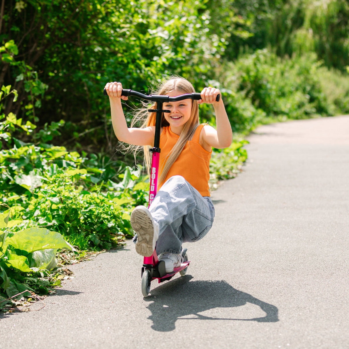 Deluxe 2 Wheel Scooter - Fuchsia