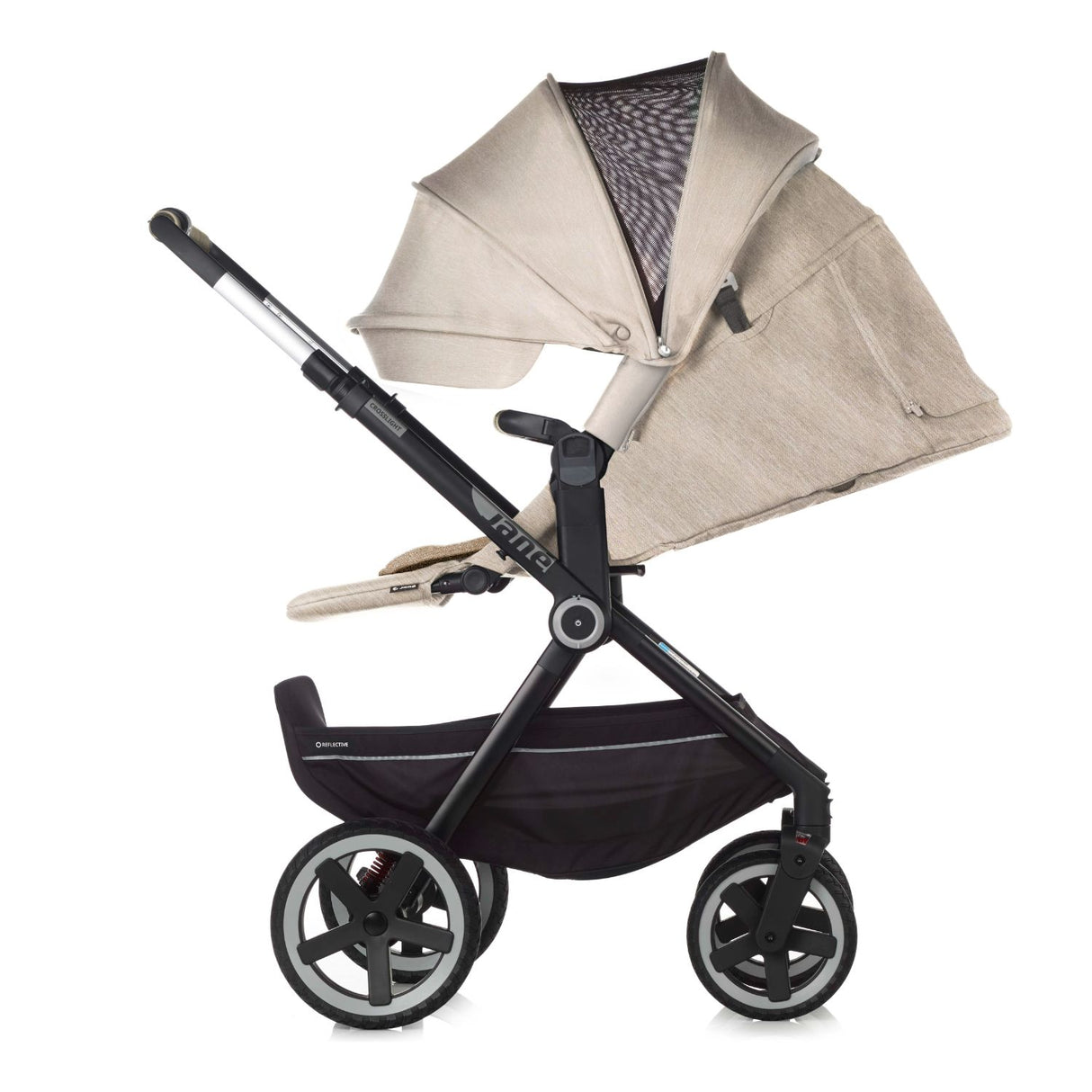 Jané Crosslight-3 + Sweet Carrycot 2-in-1 Pram