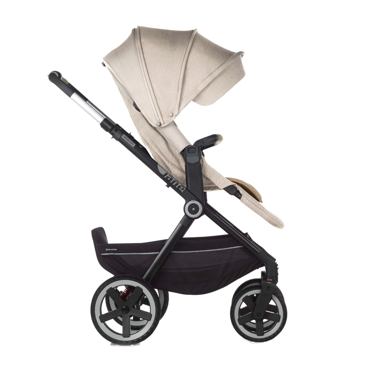 Jané Crosslight-3 + Sweet Carrycot + Koos iSize 3-in-1 Travel System