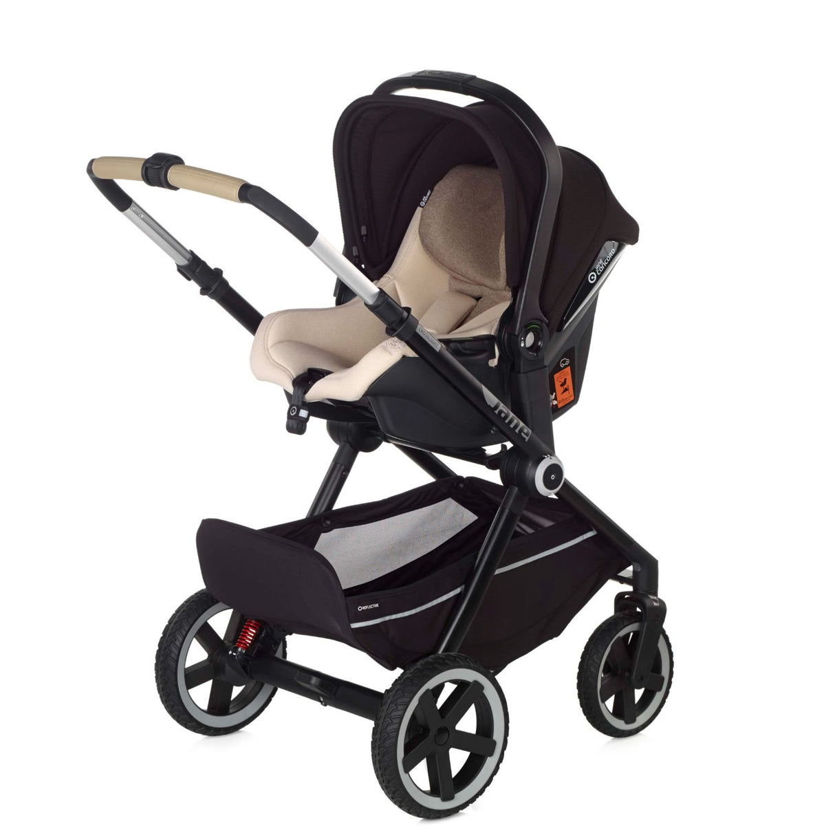 Jané Crosslight-3 + Sweet Carrycot + Koos iSize 3-in-1 Travel System