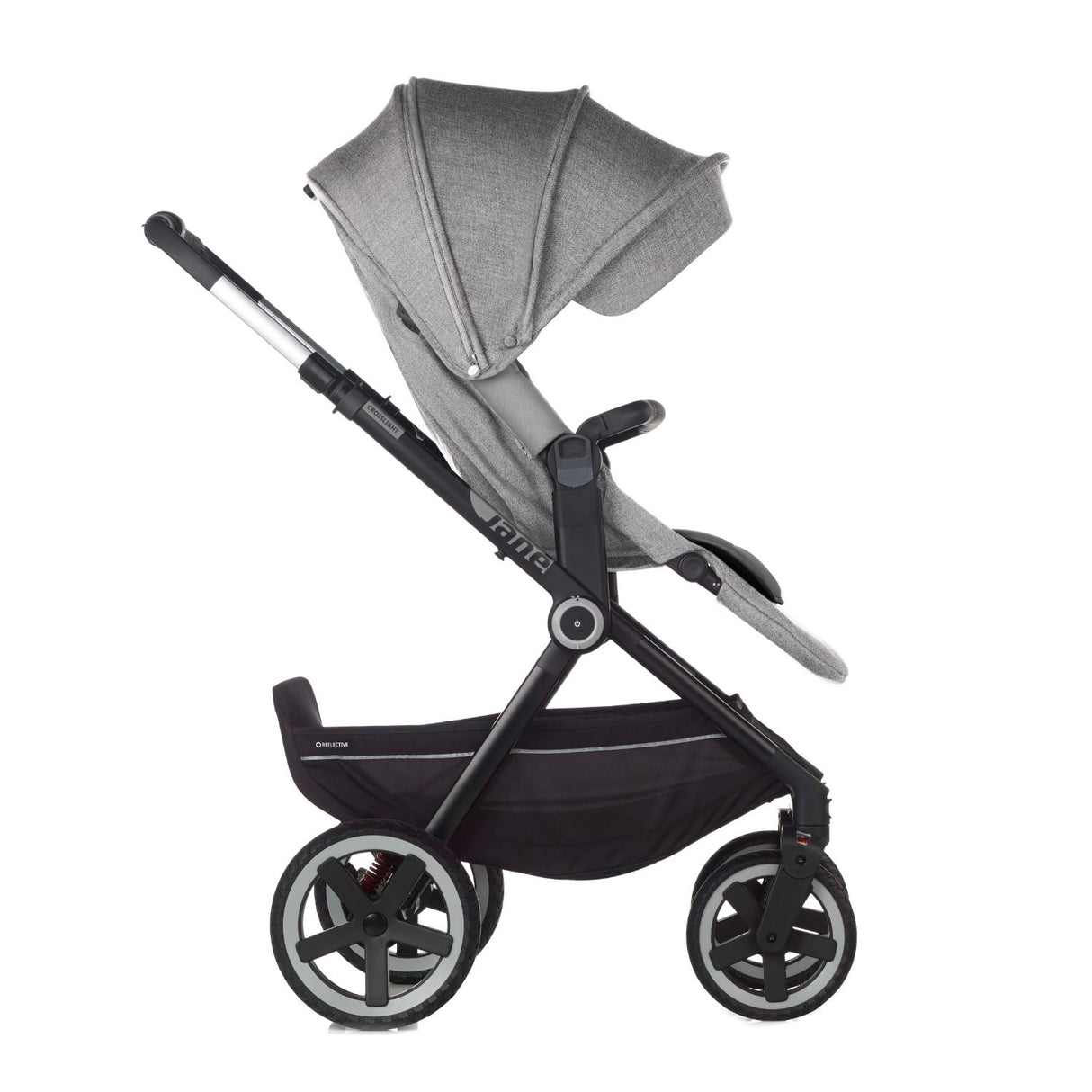 Jané Crosslight-3 + Sweet Carrycot 2-in-1 Pram