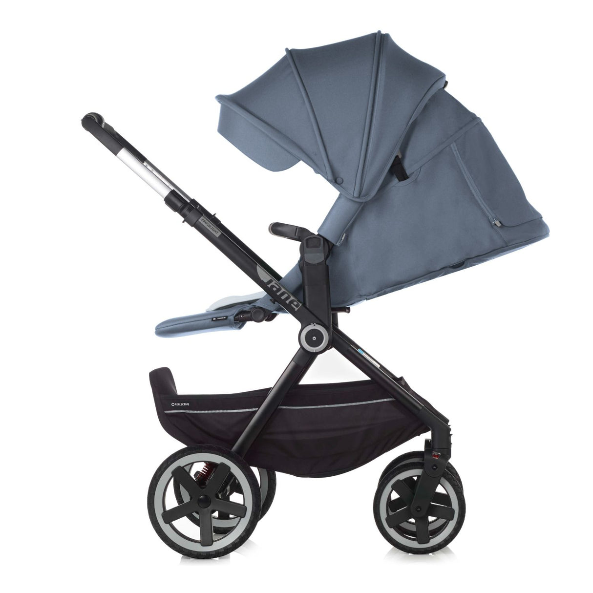 Jané Crosslight-3 + Sweet Carrycot 2-in-1 Pram