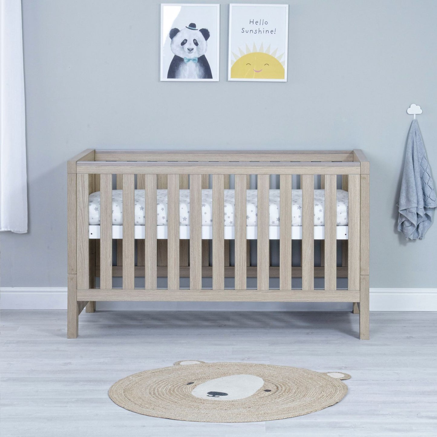 Babymore Luno Modern 2-in-1 Cot Bed (0-5yrs)