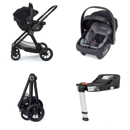 Babymore MeMore V2 Travel System + Coco iSize Car Seat + ISOFIX Base