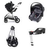 Babymore MeMore V2 Travel System + Coco iSize Car Seat + ISOFIX Base