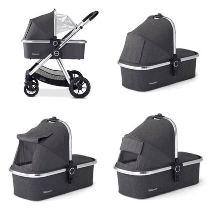 Babymore MeMore V2 Travel System + Coco iSize Car Seat + ISOFIX Base