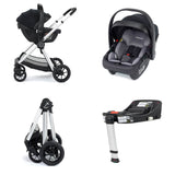 Babymore MeMore V2 Travel System + Coco iSize Car Seat + ISOFIX Base