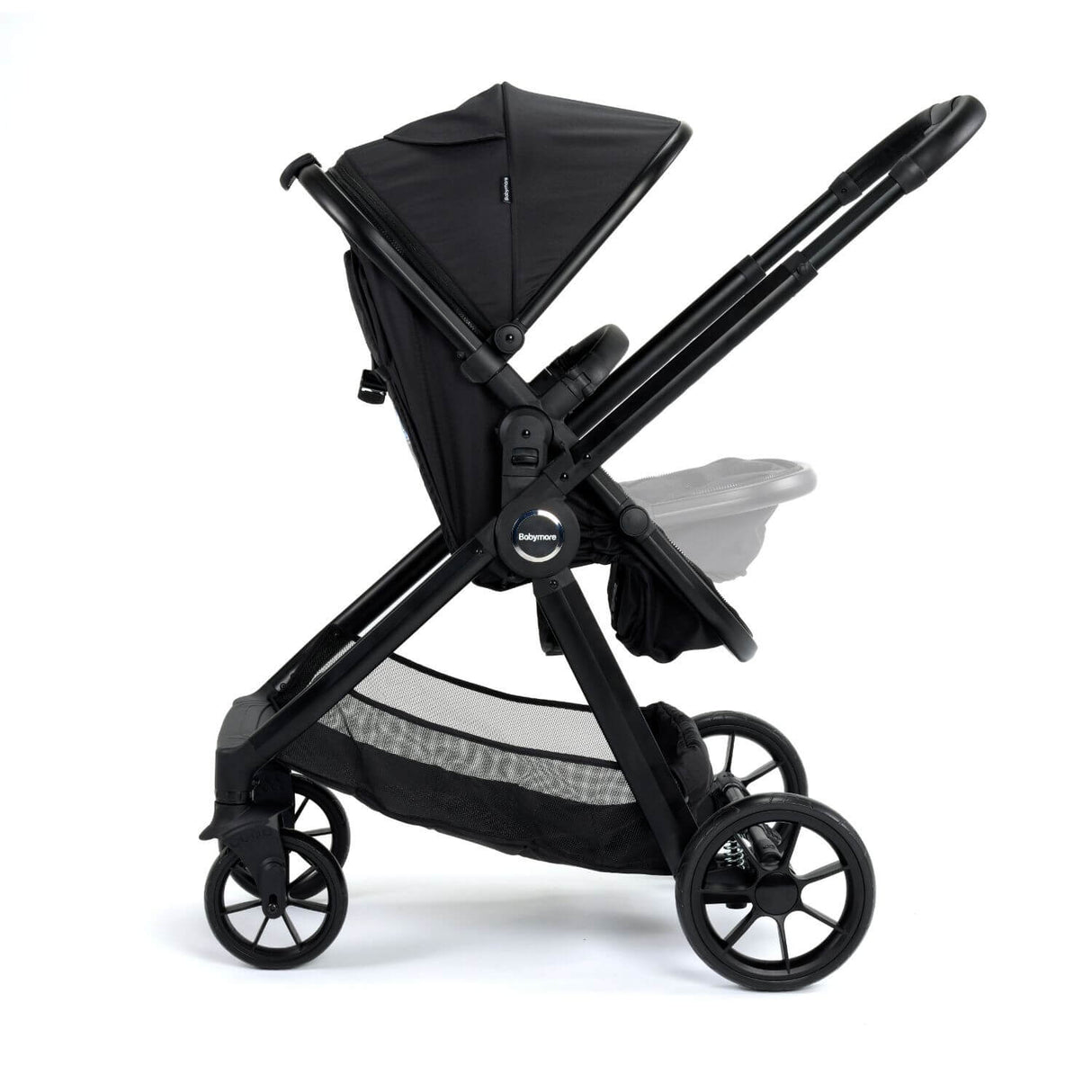 Babymore Mimi Travel System + Pecan Car Seat + ISOFIX Base