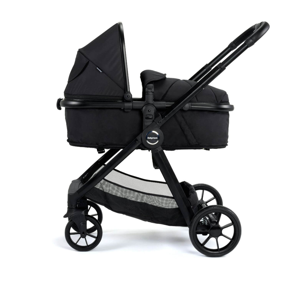 Babymore Mimi Travel System + Pecan Car Seat + ISOFIX Base