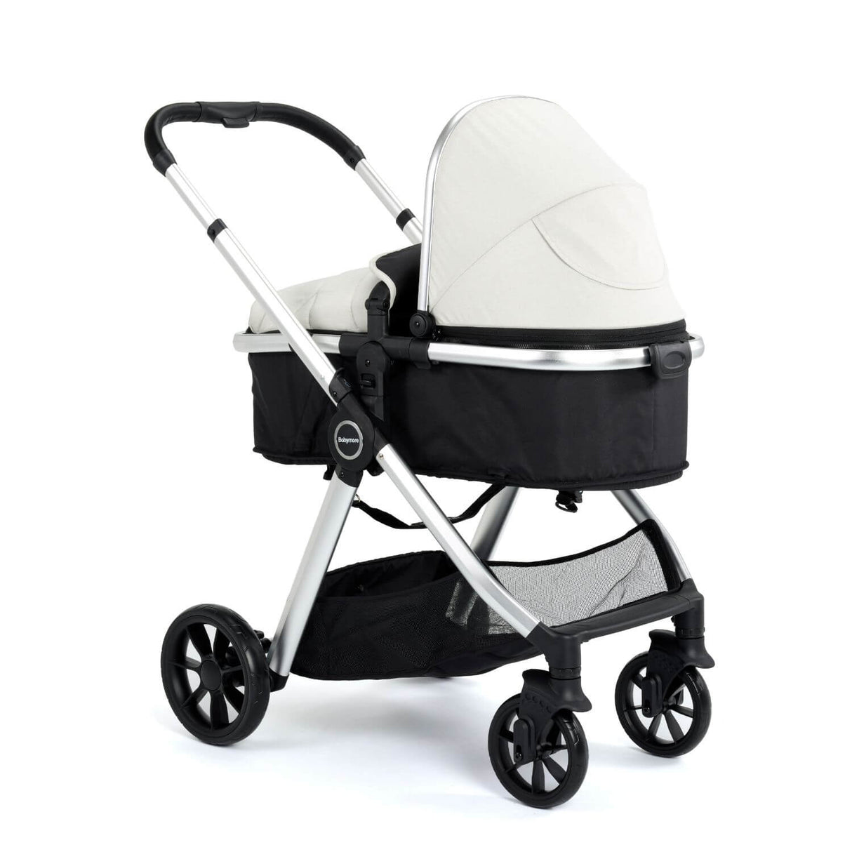 Babymore Mimi Travel System + Pecan Car Seat + ISOFIX Base