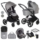 Jané Muum-4 + Sweet Carrycot + Koos iSize 3-in-1 Travel System (10 piece bundle)