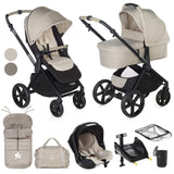 Jané Muum-4 + Sweet Carrycot + Koos iSize 3-in-1 Travel System (10 piece bundle)