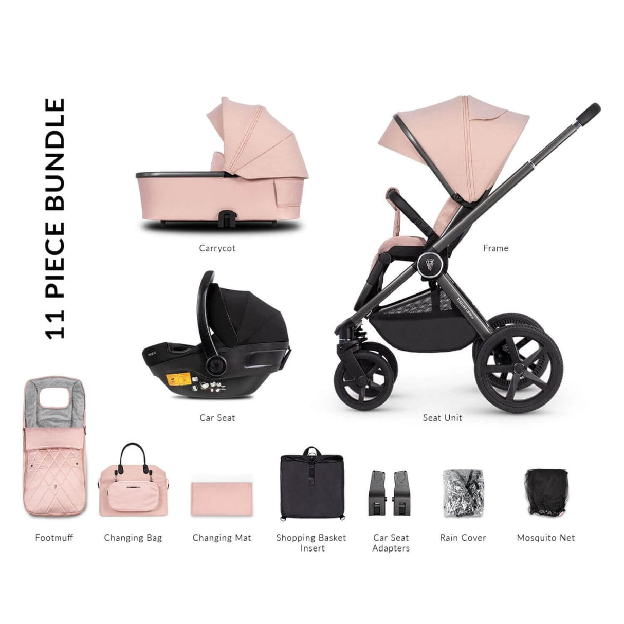 Venicci Upline 3-in-1 Travel System