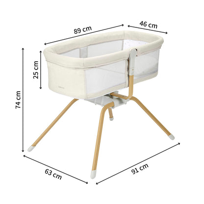 Babymore Automatic Air Motion Side-to-Side Gliding Crib (0-6months)