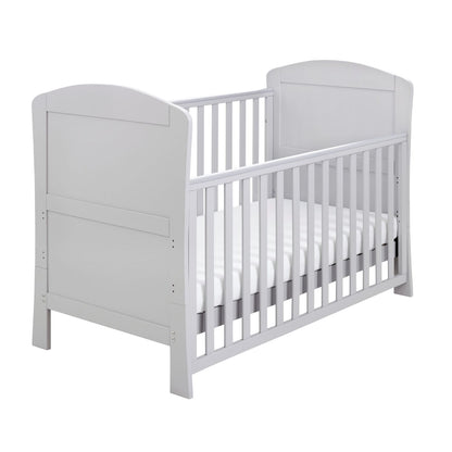 Babymore Solid Wood Aston 2-in-1 Drop Side Cot Bed (0-5yrs)