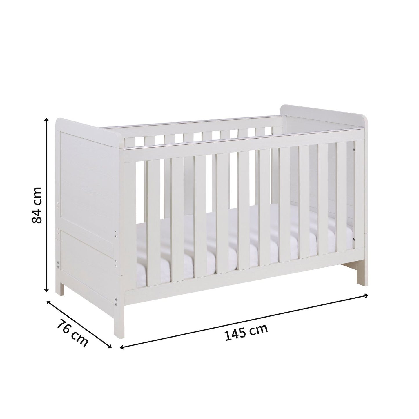 Babymore 2-in-1 Caro Cot Bed (0-5yrs)