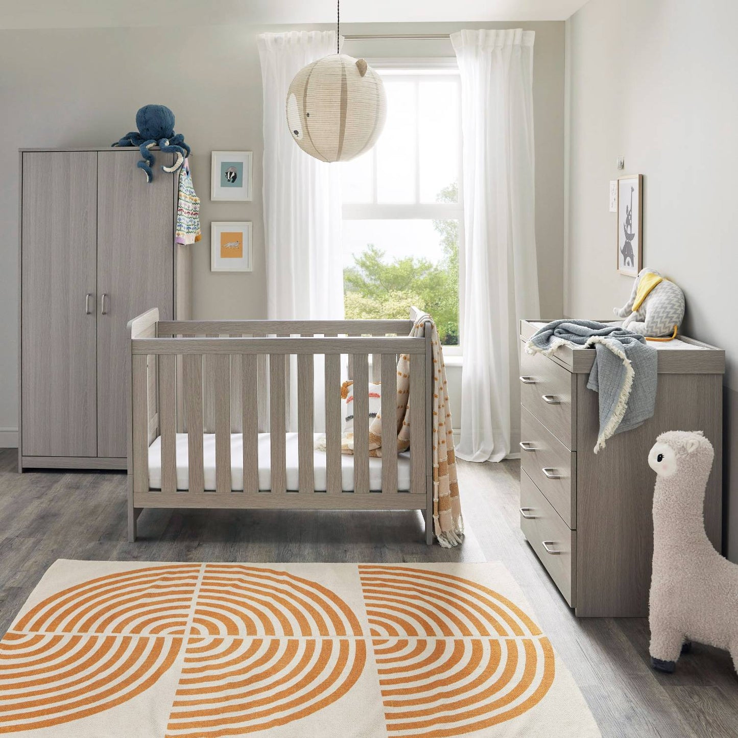 Babymore Caro Mini 3-Piece Nursery Room Set