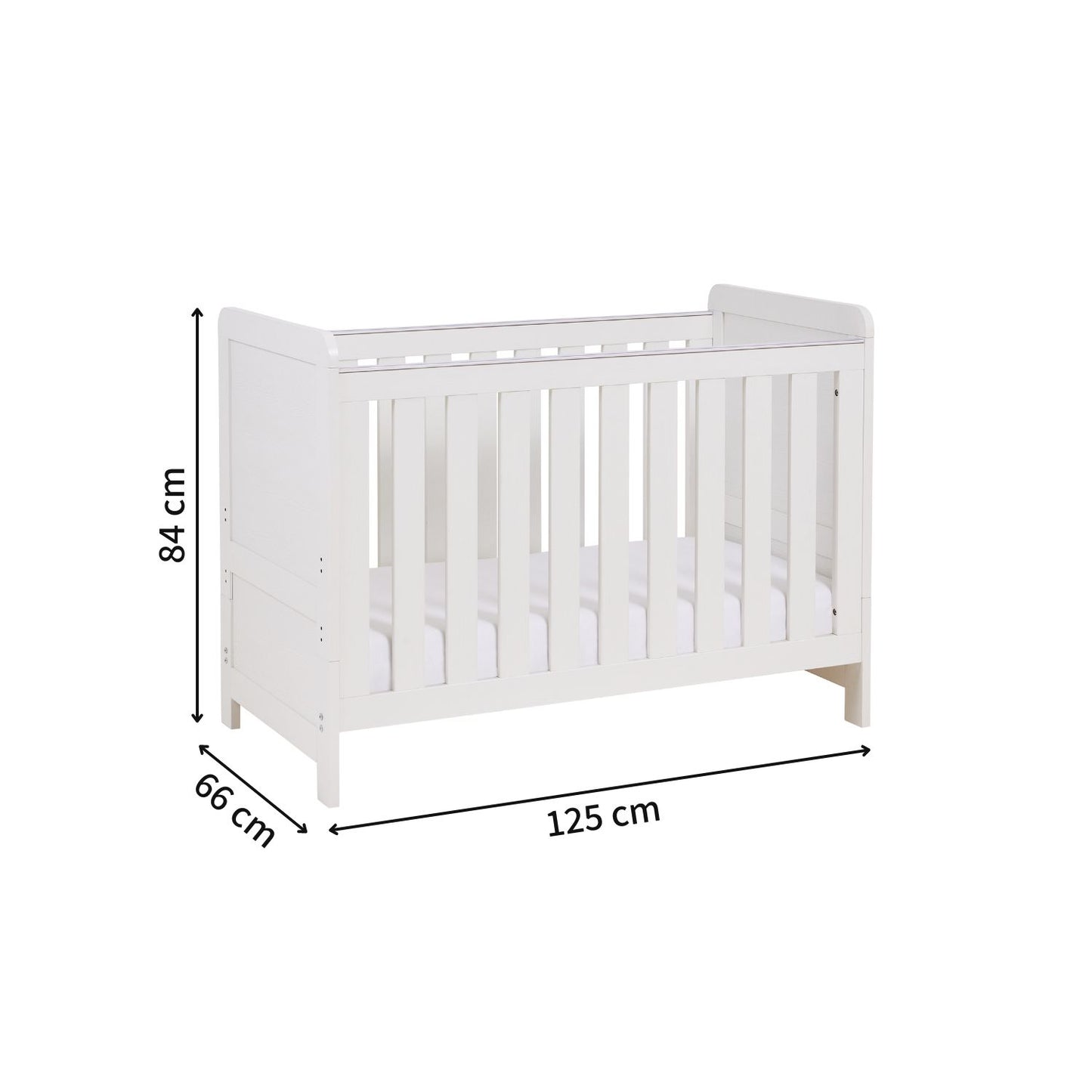 Babymore Caro Mini Cot Bed (0-4yrs)