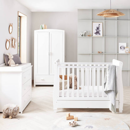 Babymore Eva 3-Piece Sleigh Nursery Room Set