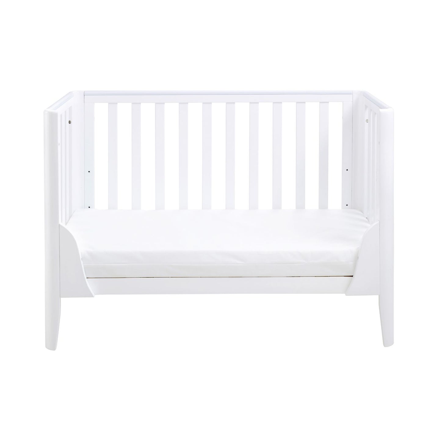 Babymore 2-in-1 Iris Cot Bed - Nordic Style - Solid Pine - (0-5yrs)