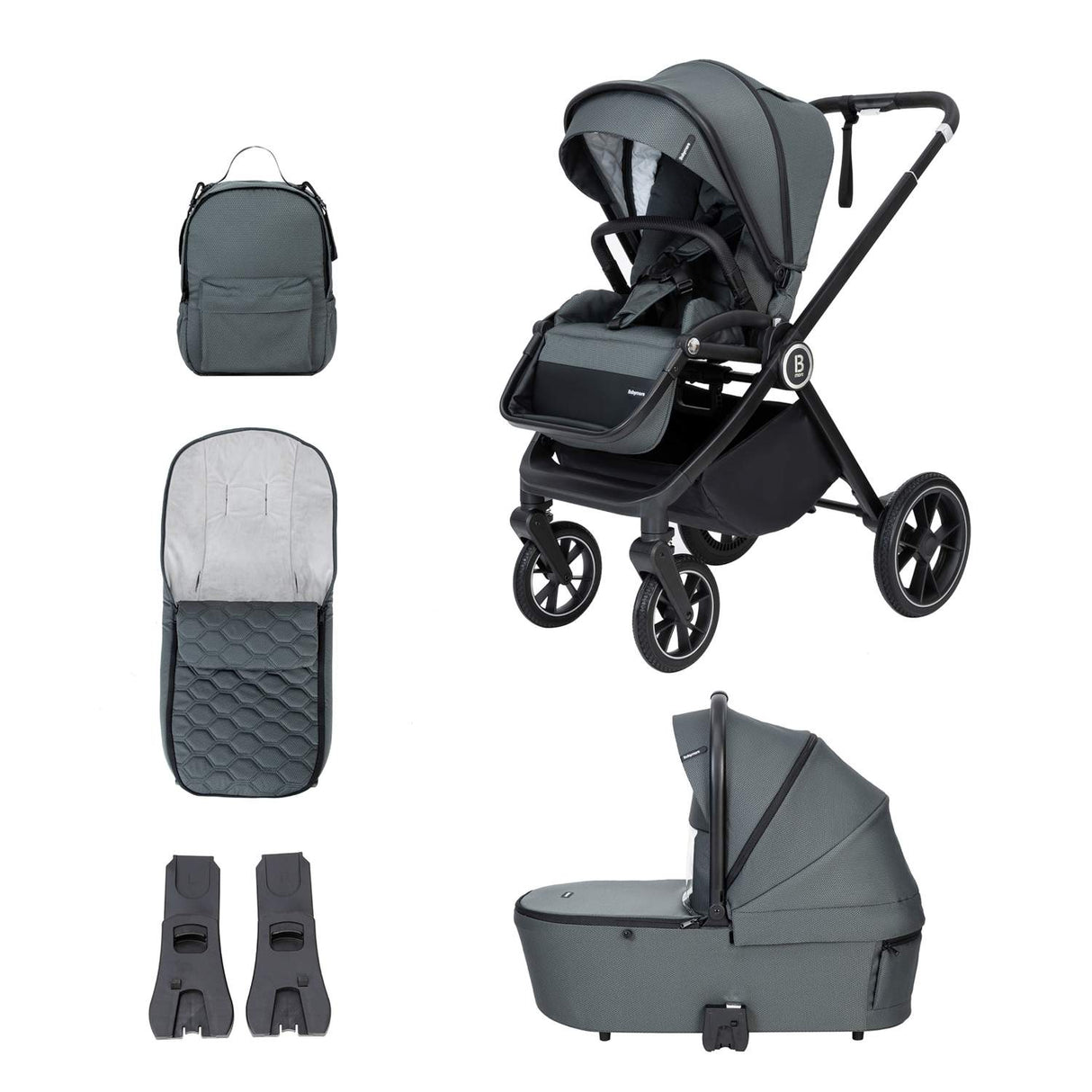 Babymore Kai 2-in-1 Pram Pushchair