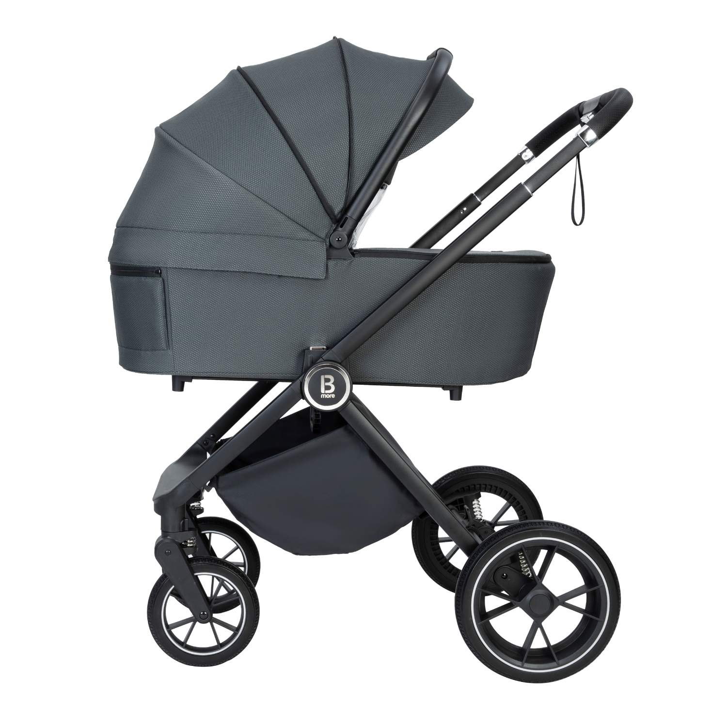 Babymore Kai with Carrycot in Forest Grey colour