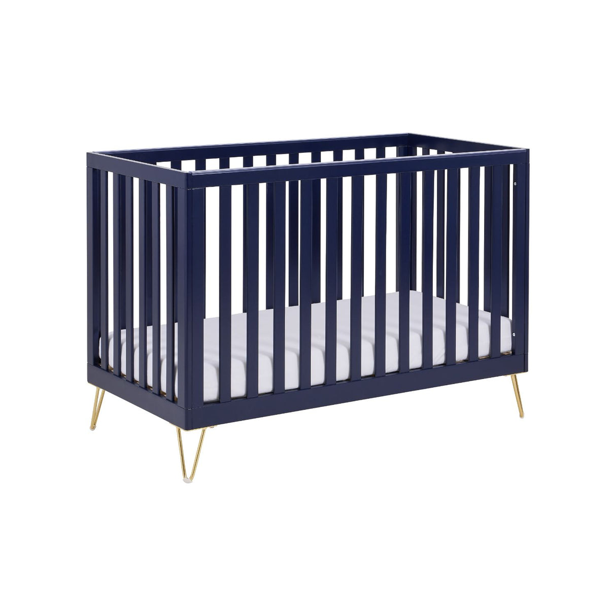 Babymore Kimi Cot Bed (0-4yrs) - Scandi-inspired Convertible Cot Bed