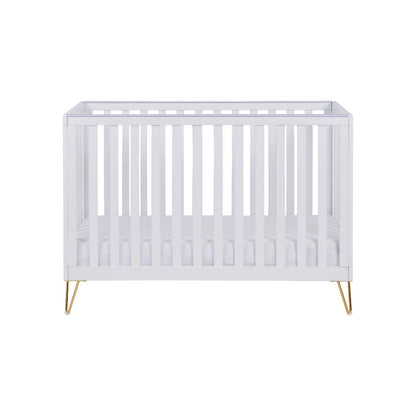 Babymore Kimi Cot Bed (0-4yrs) - Scandi-inspired Convertible Cot Bed