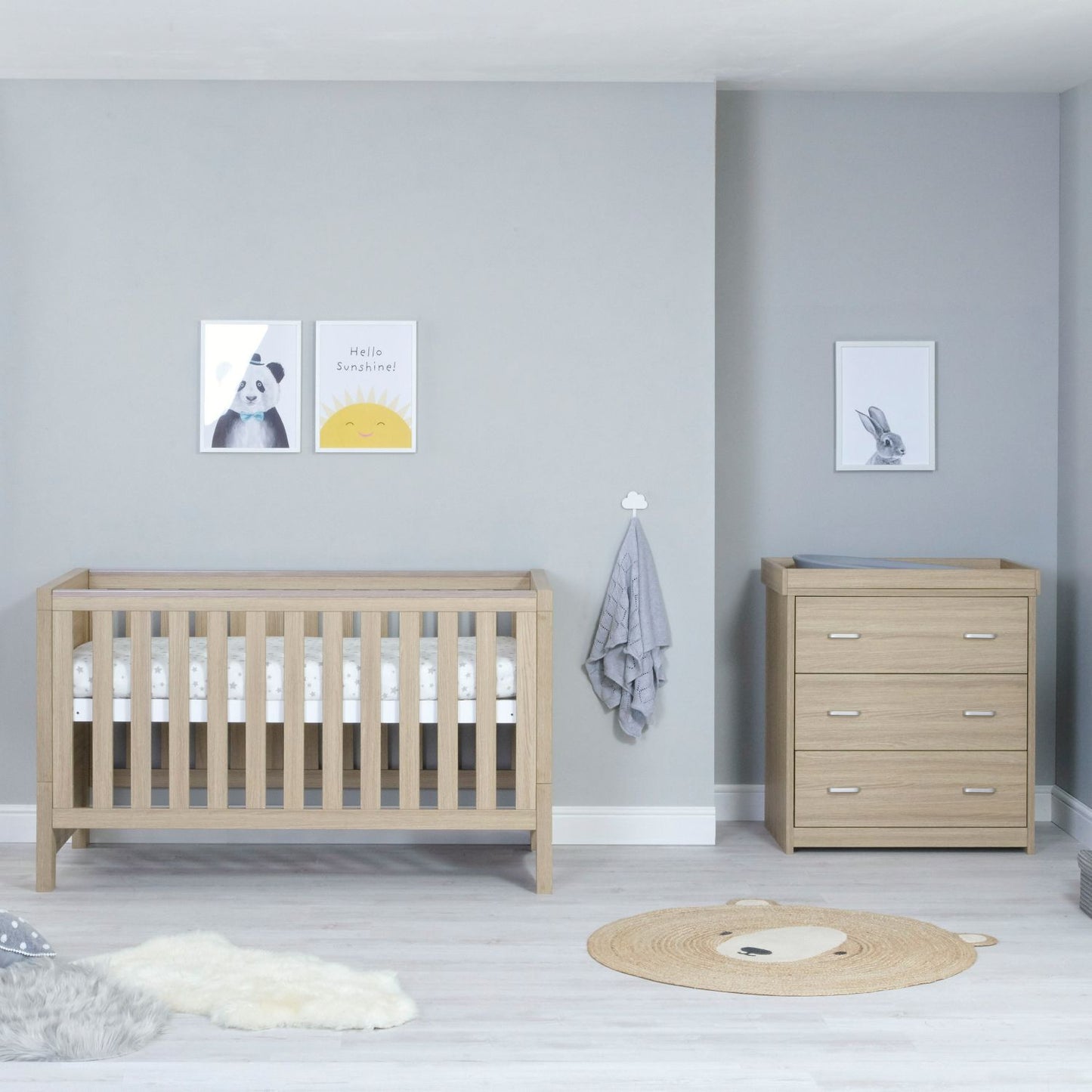 Babymore Luno 2-Piece Nursery Room Set