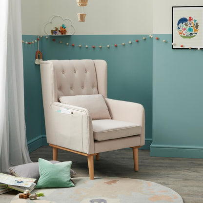 Babymore Lux Nursing Chair - Gentle Rocking & Convertible
