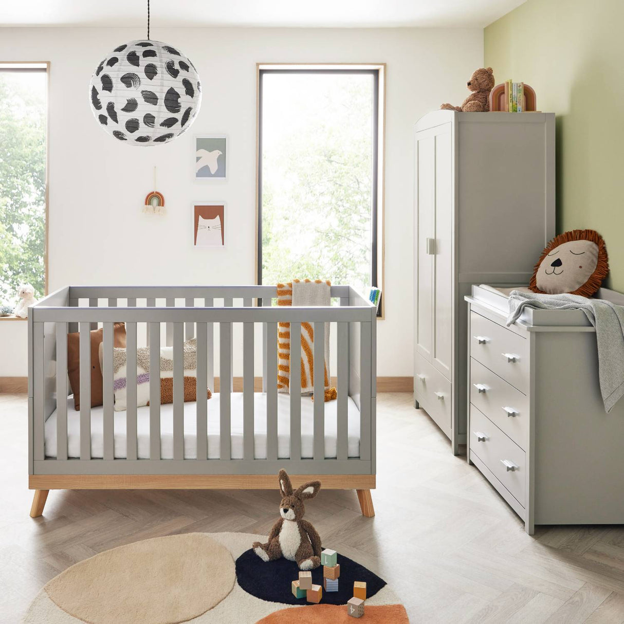 Babymore Mona 3-Piece Universal Nursery Room Set