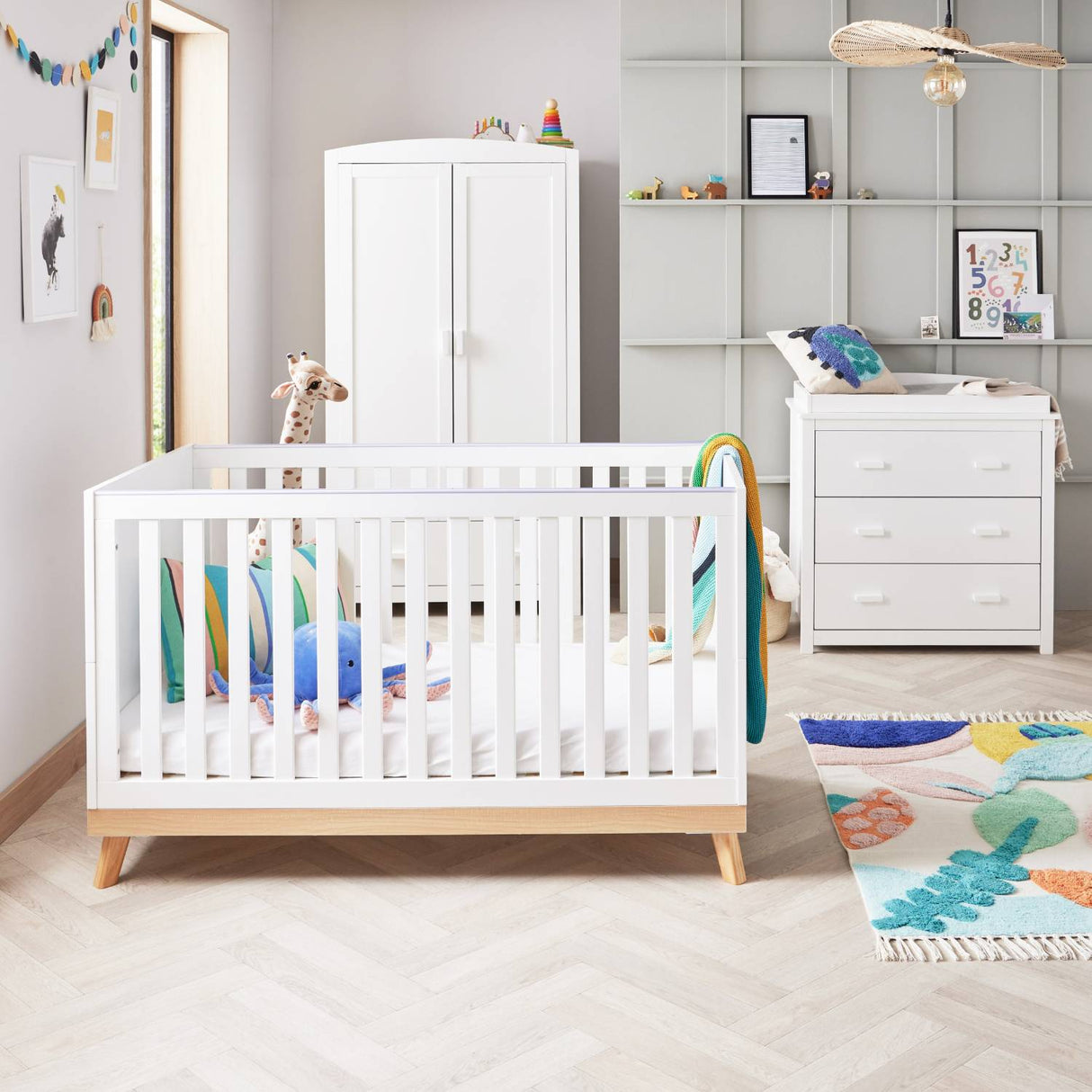 Babymore Mona 3-Piece Universal Nursery Room Set