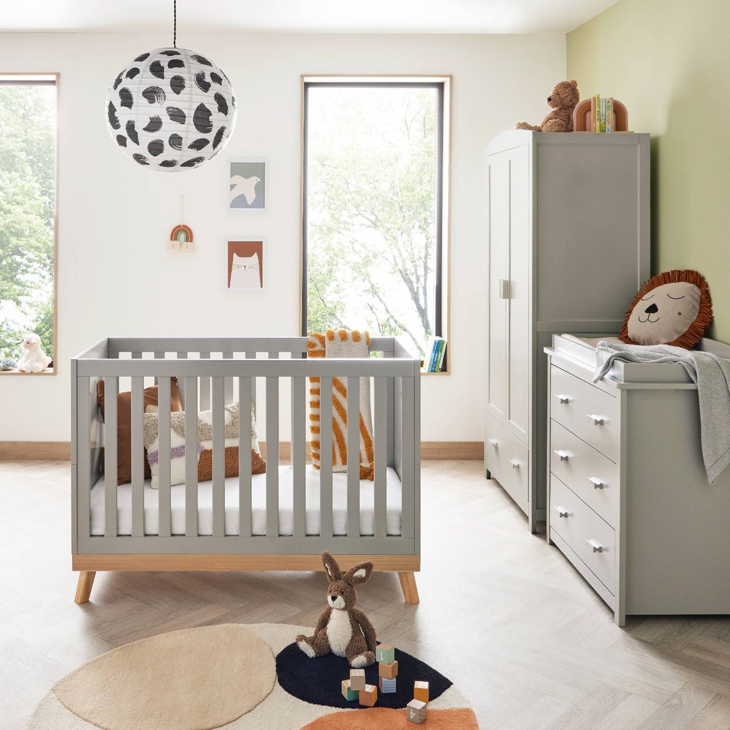 Babymore Mona Mini 3-Piece Nursery Room Set