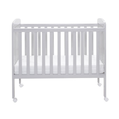 Babymore Space Saver Cot - Compact Size - Teething Rail (0-12months)