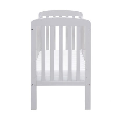 Babymore Space Saver Cot - Compact Size - Teething Rail (0-12months)