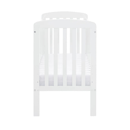 Babymore Space Saver Cot - Compact Size - Teething Rail (0-12months)