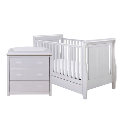 Babymore Stella Sleigh 2-Piece Nursery Room Set