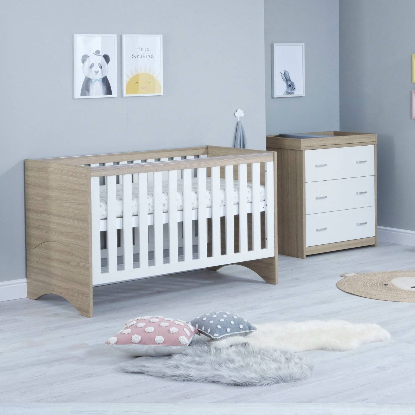 Babymore Veni 2-Piece Nursery Room Set