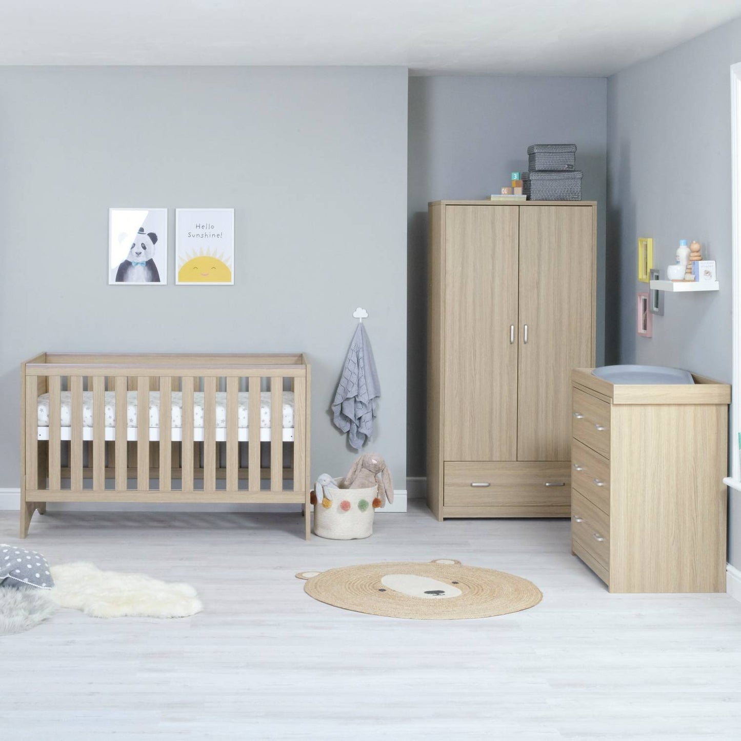 Babymore Veni 3-Piece Nursery Room Set