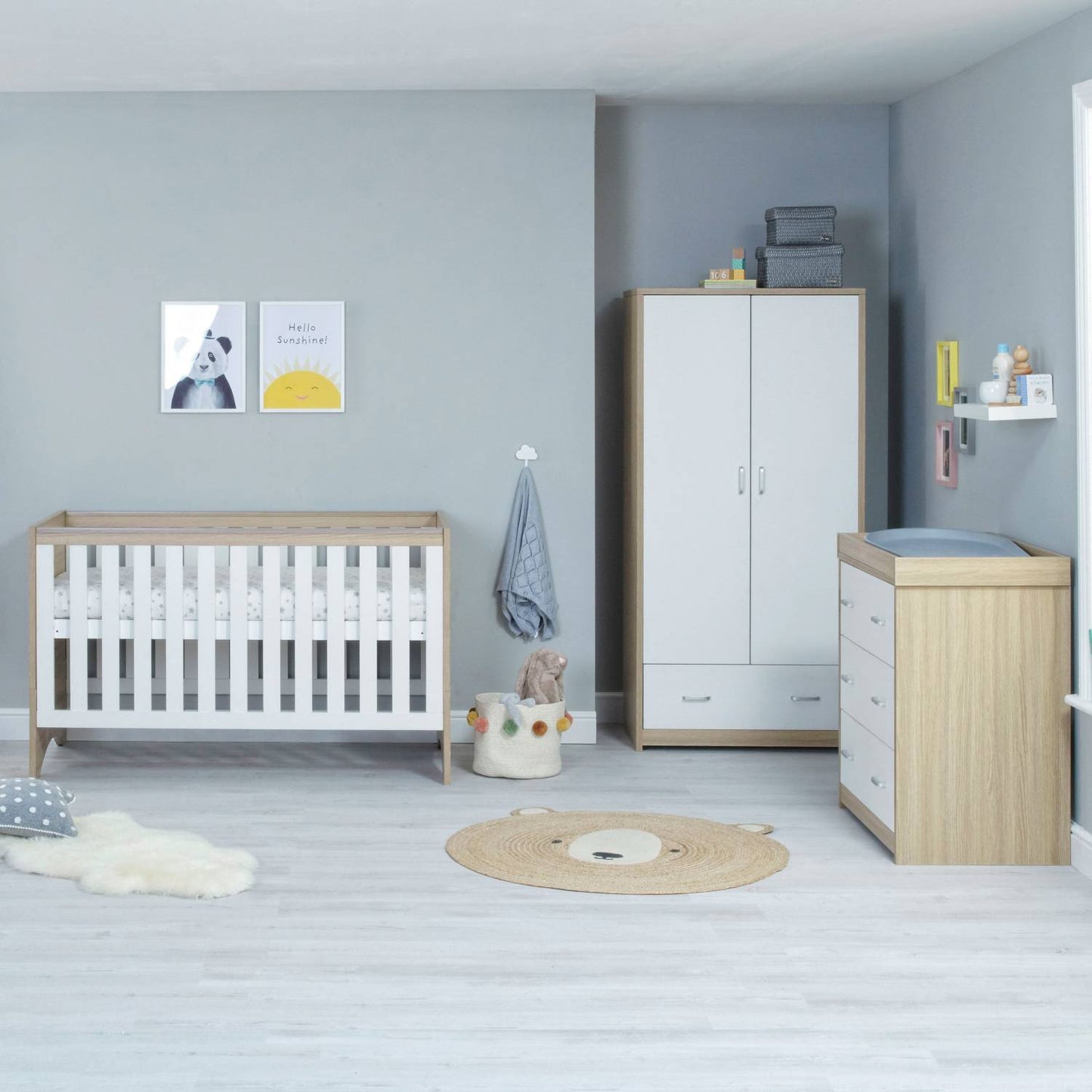 Babymore Veni 3-Piece Nursery Room Set