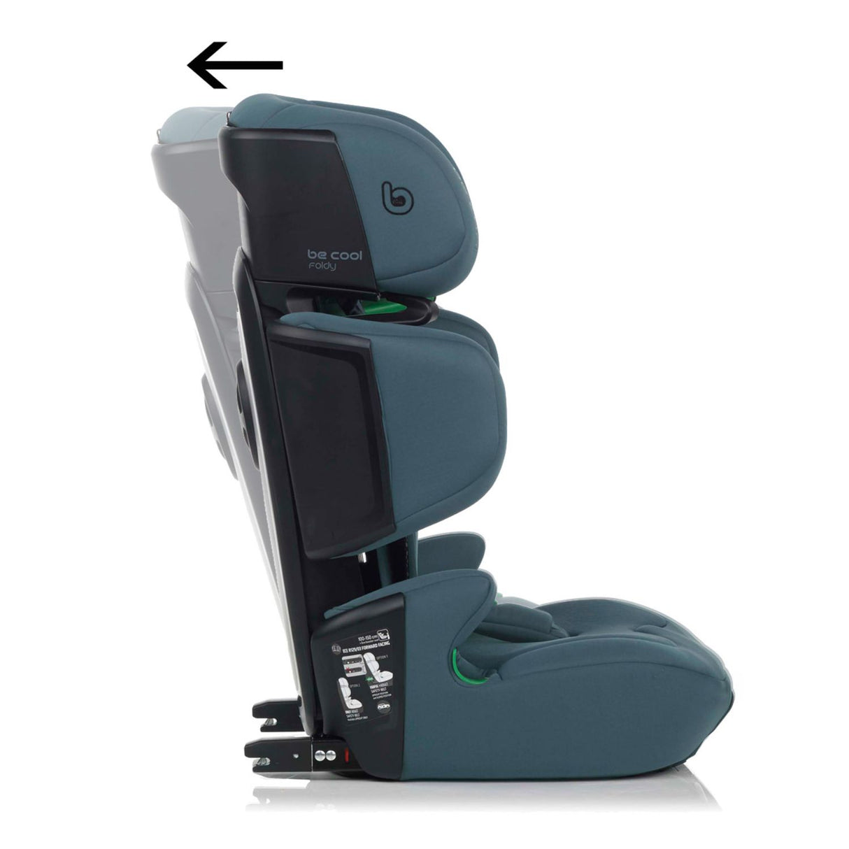 Recline feature in Be Cool Foldy i-Size Car Seat