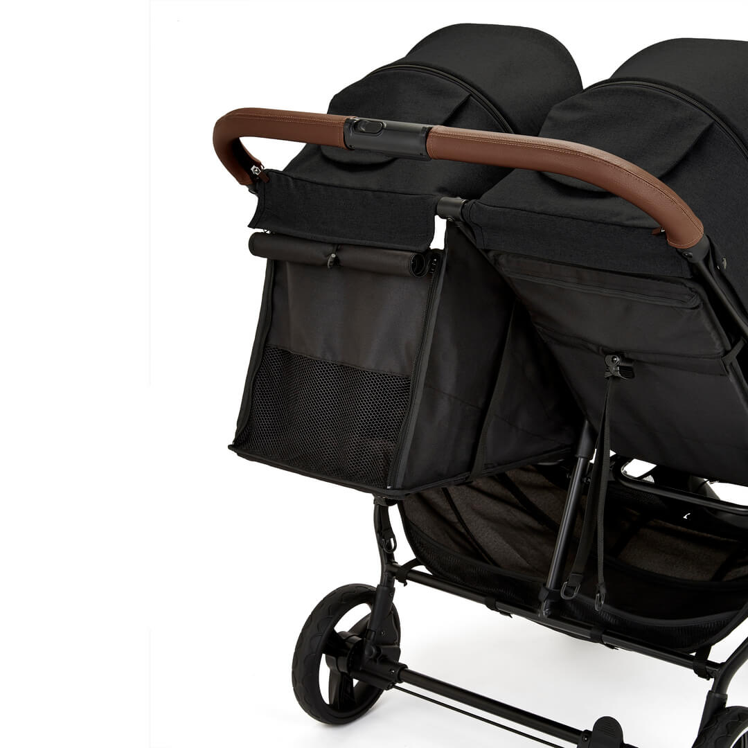 Ickle Bubba Venus Double (Twin & Sibling) Stroller in Black