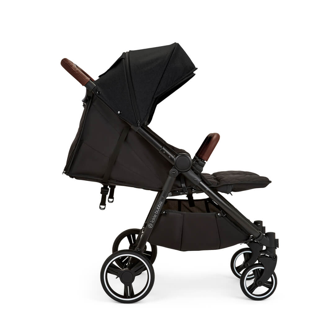 Ickle Bubba Venus Double (Twin & Sibling) Stroller in Black