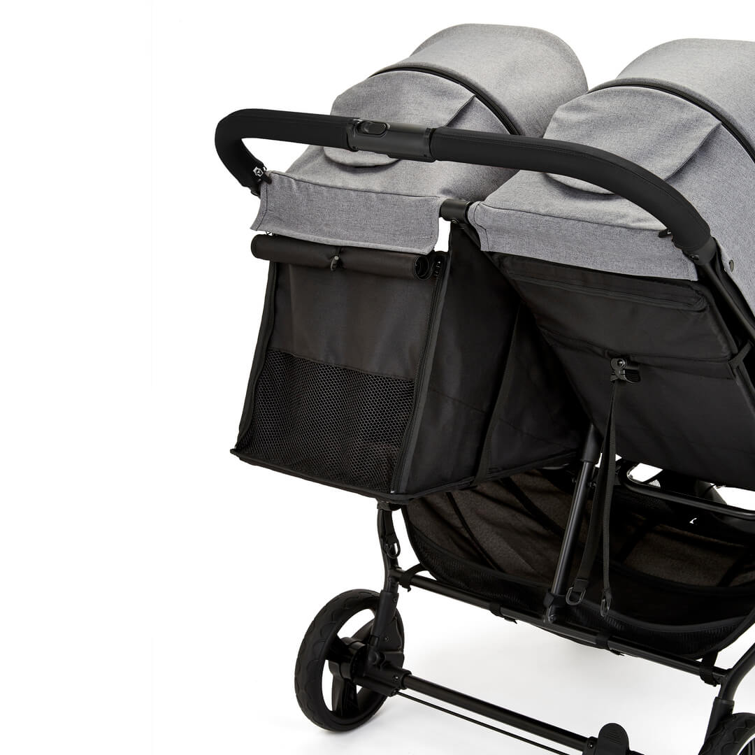 Ickle Bubba Venus Double (Twin & Sibling) Stroller in Grey